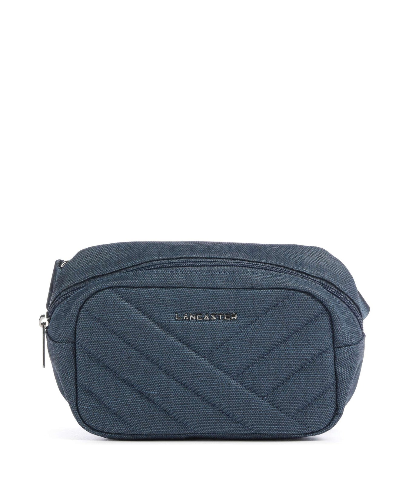 Lancaster Canvas Matelassé Fanny pack bleufonc