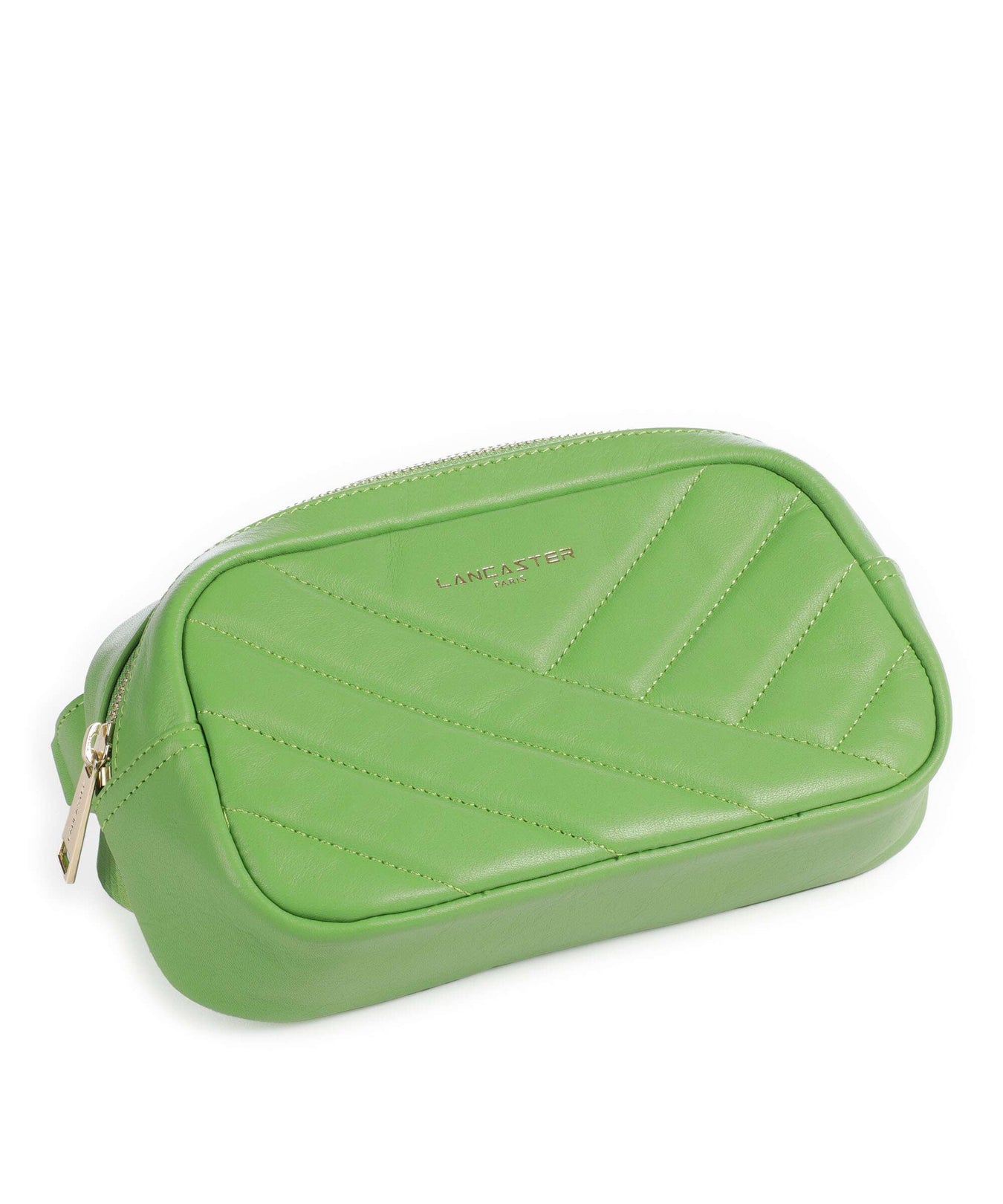 Lancaster Soft Matelassé Fanny pack vertmouss