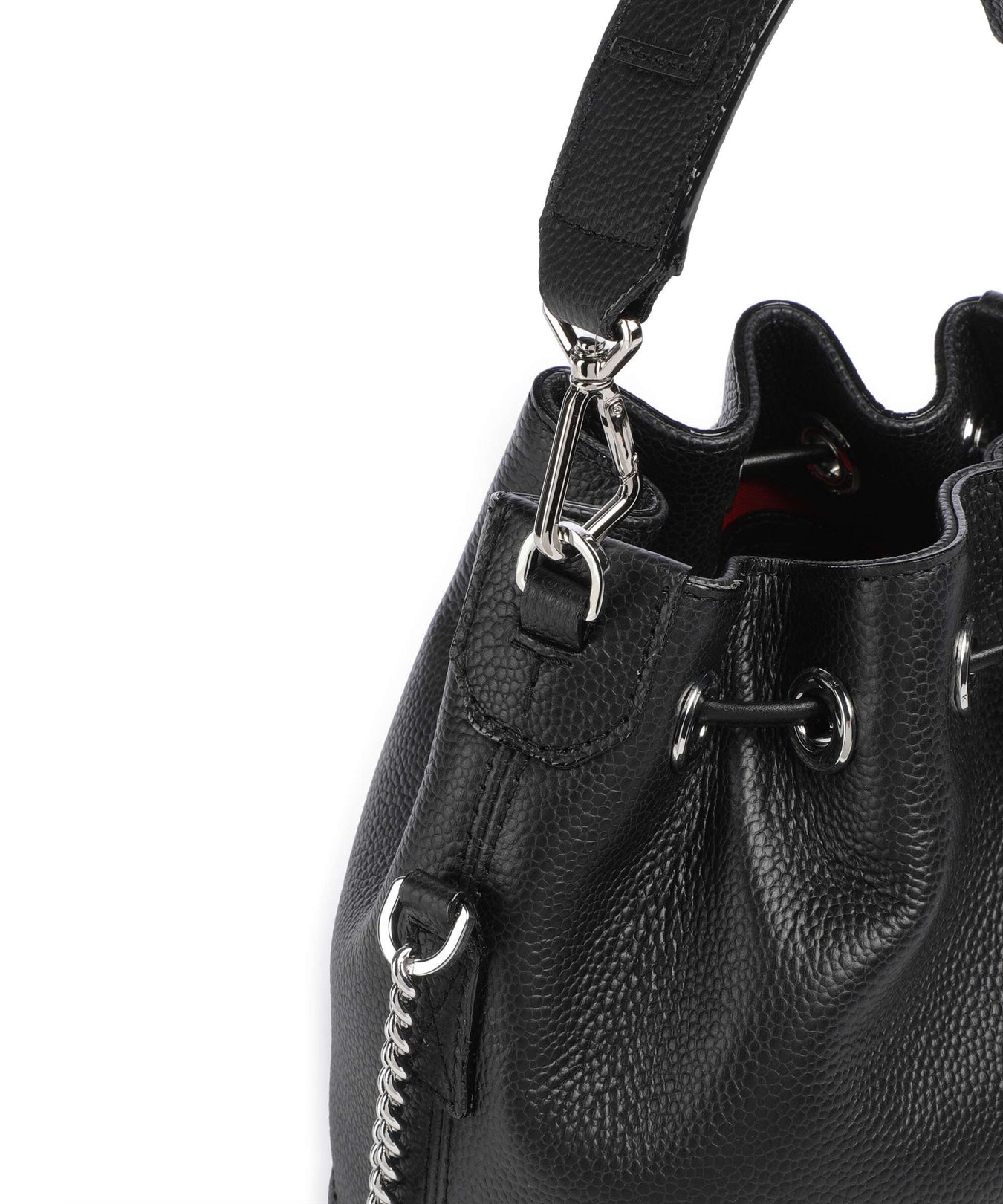 Lancel Ninon S Bucket bag black