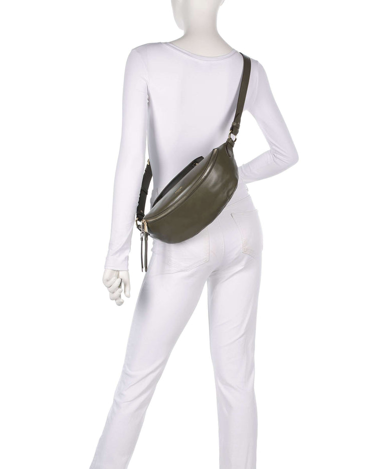 Lancel Origami S Crossbody bag dark khaki