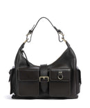 The Kooples Amelia Large Sac porté épaule brown