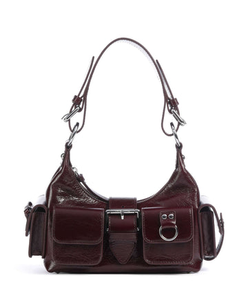 The Kooples Amelia Small Schultertasche bordeaux