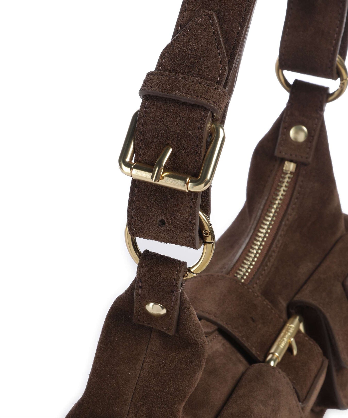 The Kooples Amelia Small Shoulder bag chocolate