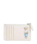 Polo Ralph Lauren Bear Eran Cable Credit card holder ivory