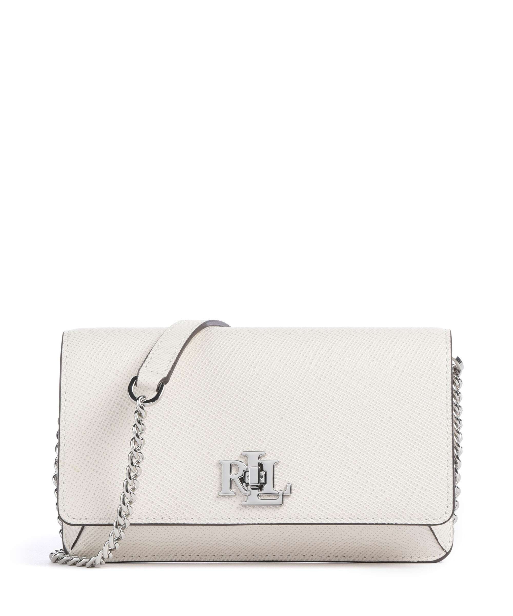 Lauren Ralph Lauren Turn-Lock Crossbody bag soft white