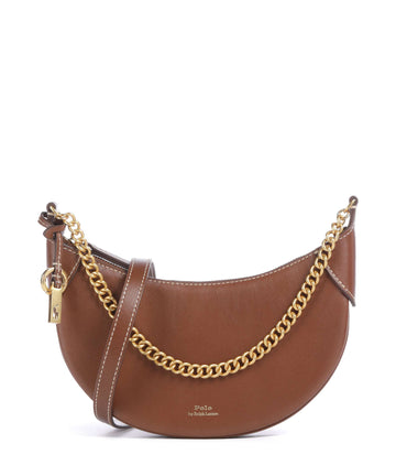 Polo Ralph Lauren ID Collection Small Borsa a spalla cuoio