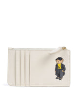 Polo Ralph Lauren Bear Holiday Étui à cartes crédit ivory