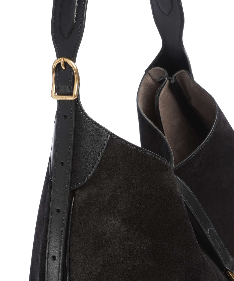 Polo Ralph Lauren ID Collection Medium Hobo bag black
