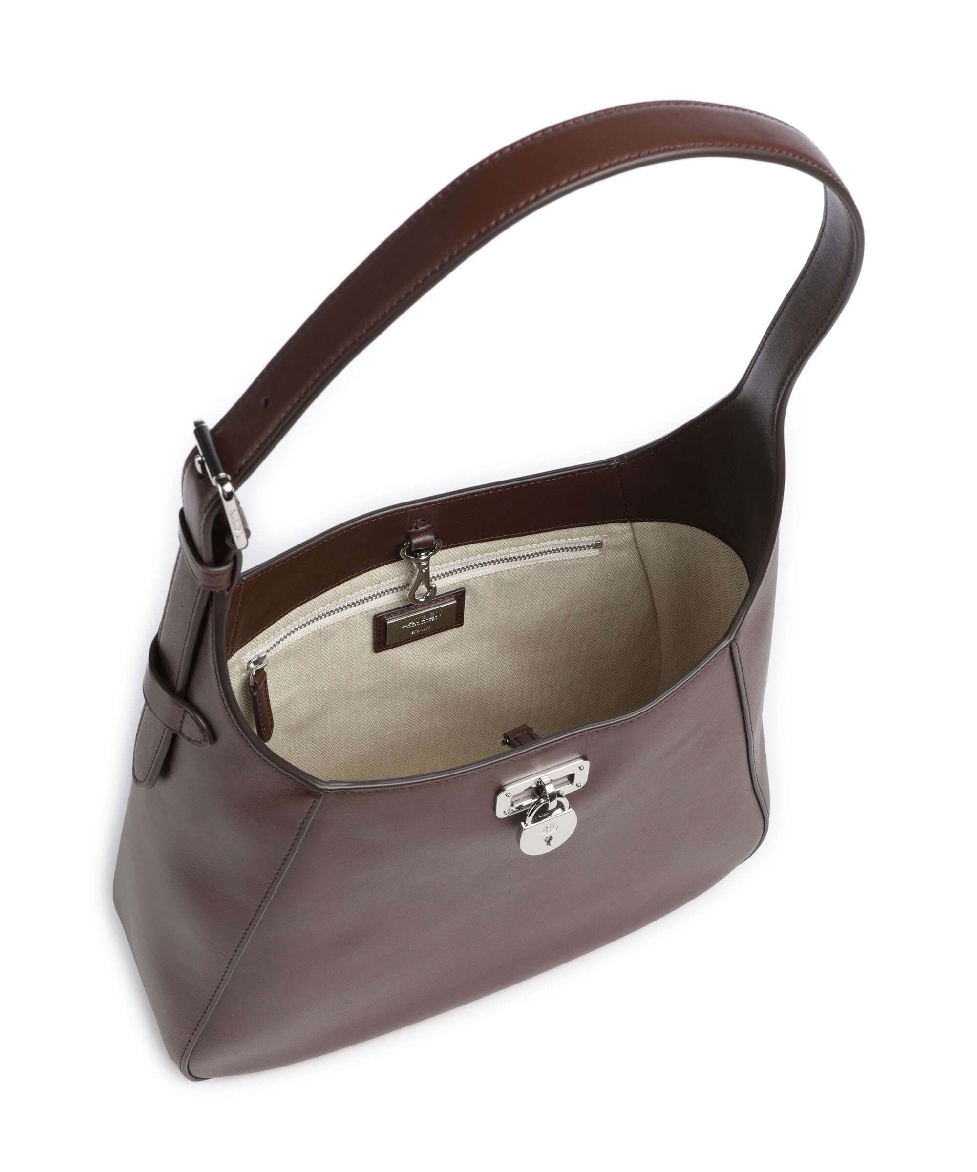 Lauren Ralph Lauren Tanner Large Shoulder bag dark hickory
