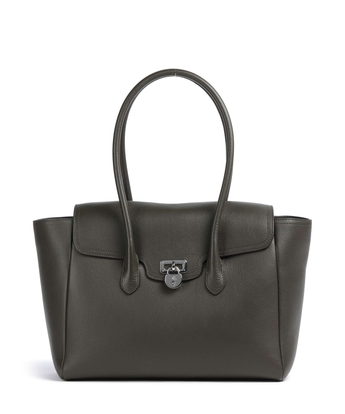 Lauren Ralph Lauren Tanner Large Tote bag dark olive