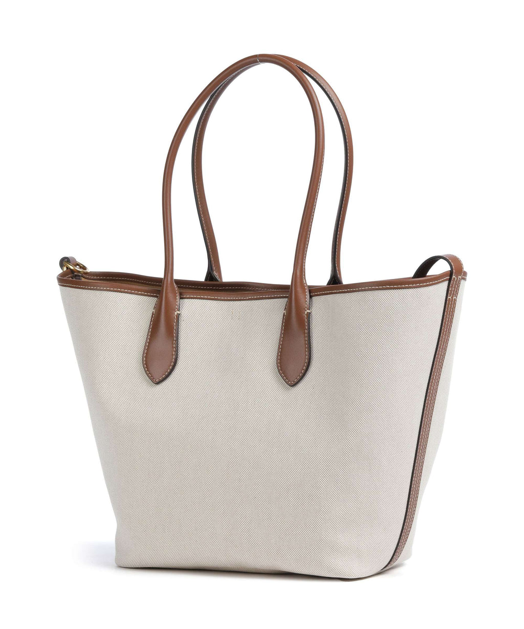 Polo Ralph Lauren Bellport Medium Tote bag natural/cuoio
