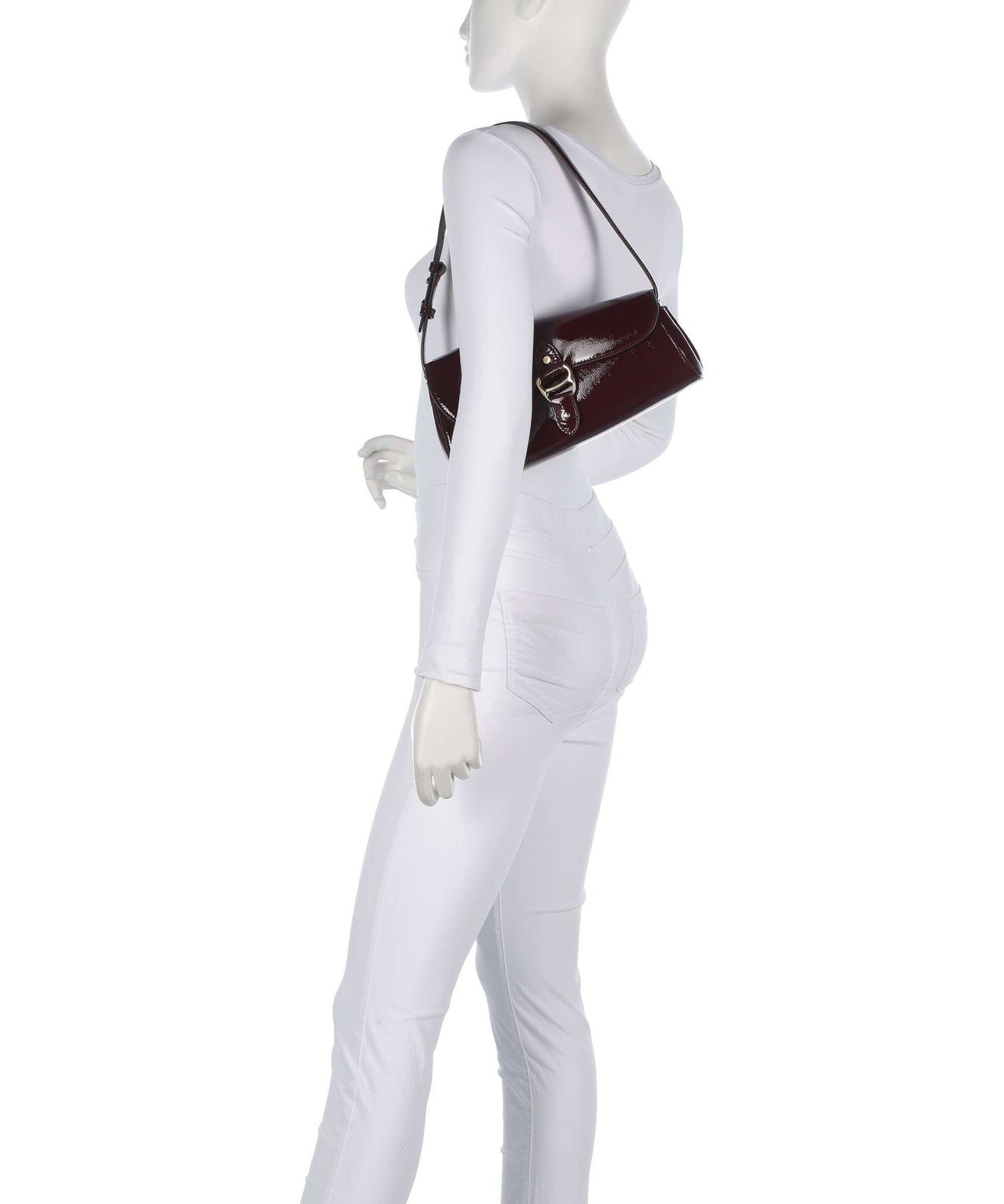 Lauren Ralph Lauren Tasha Medium Shoulder bag dark garnet