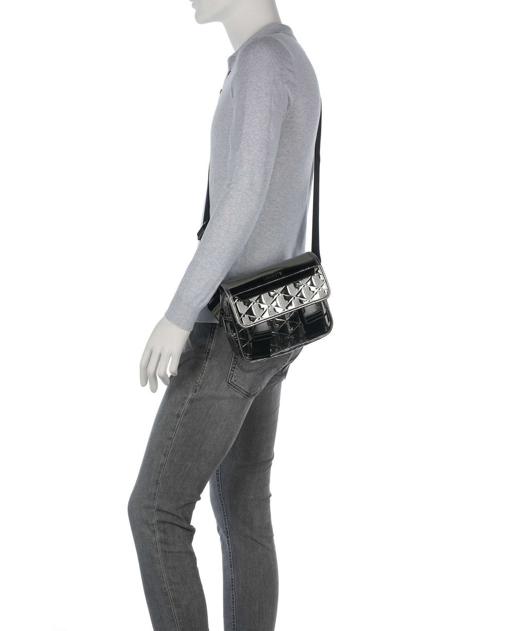 Lacoste Holiday Crossbody bag silver/black