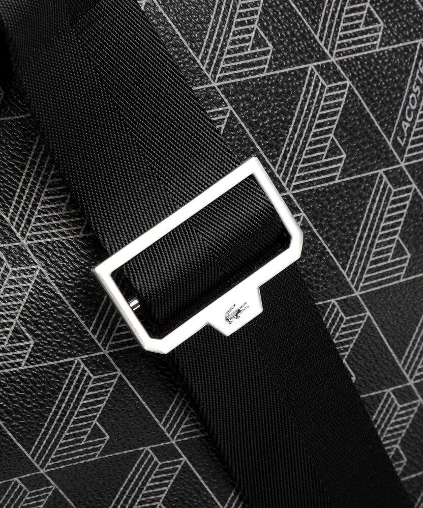 Lacoste The Blend Crossbody bag monogram noir/gris