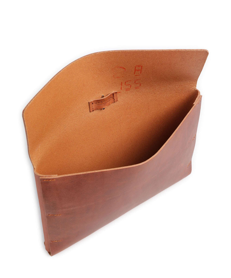 Harold's Keeper Laptop case cognac