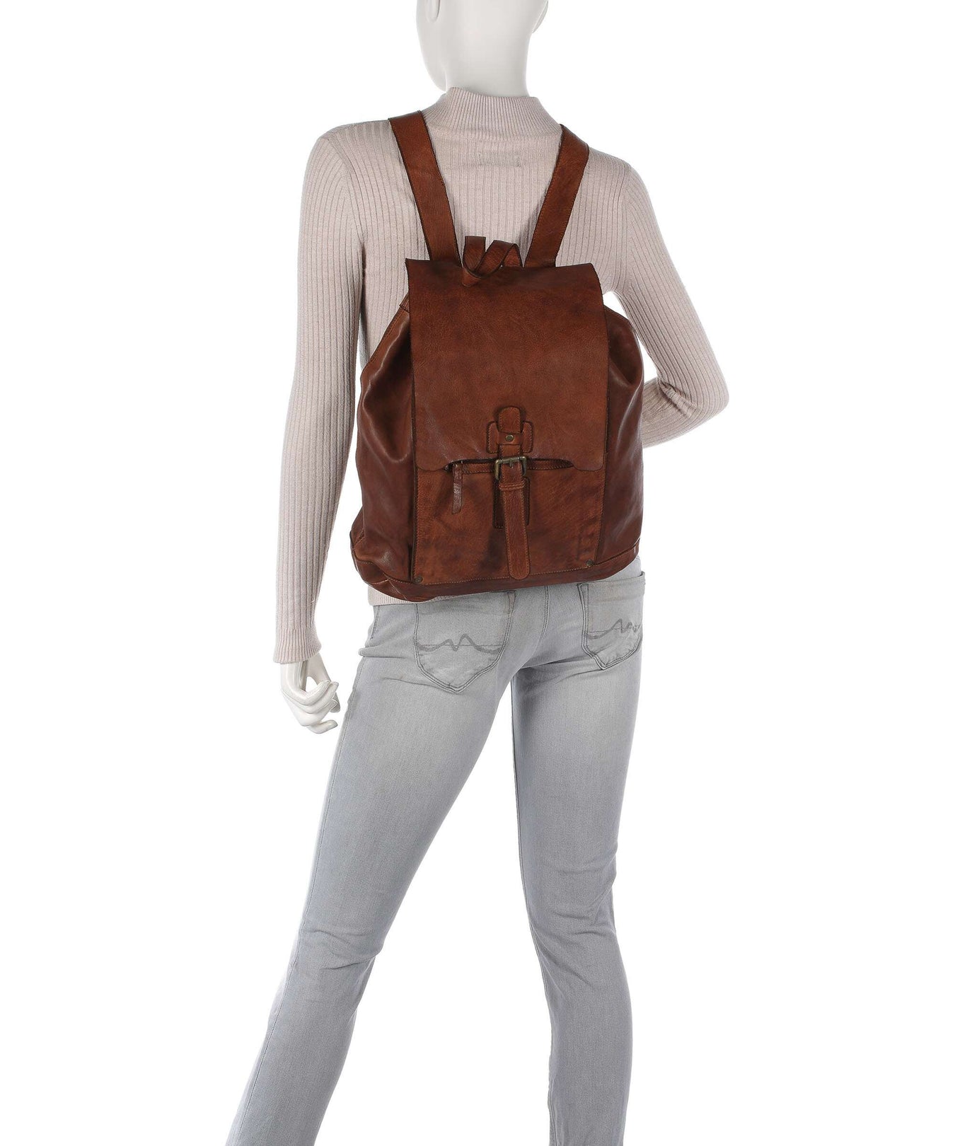 Harold's Submarine Backpack cognac