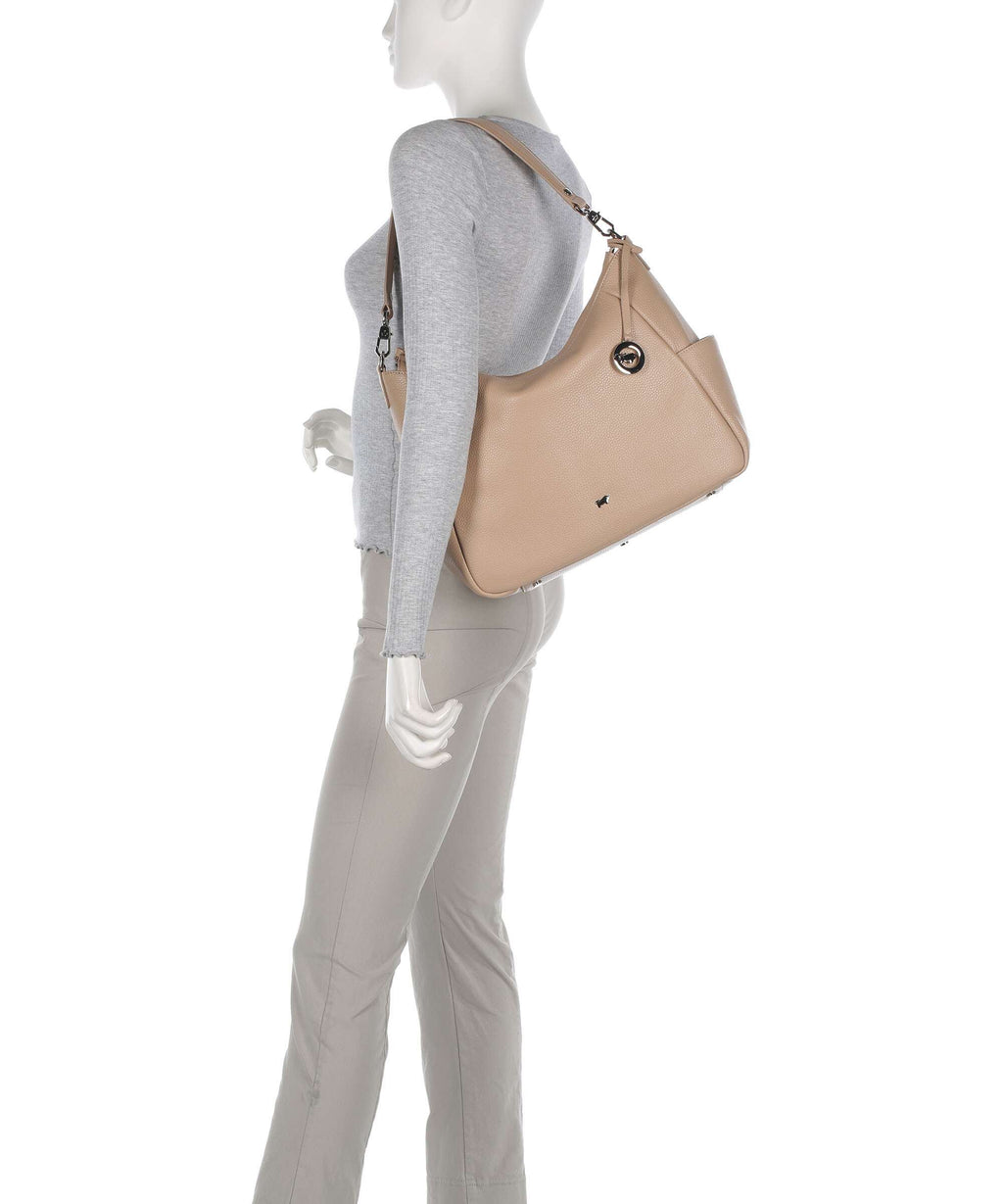 Braun Büffel Hanna Hobo bag creme