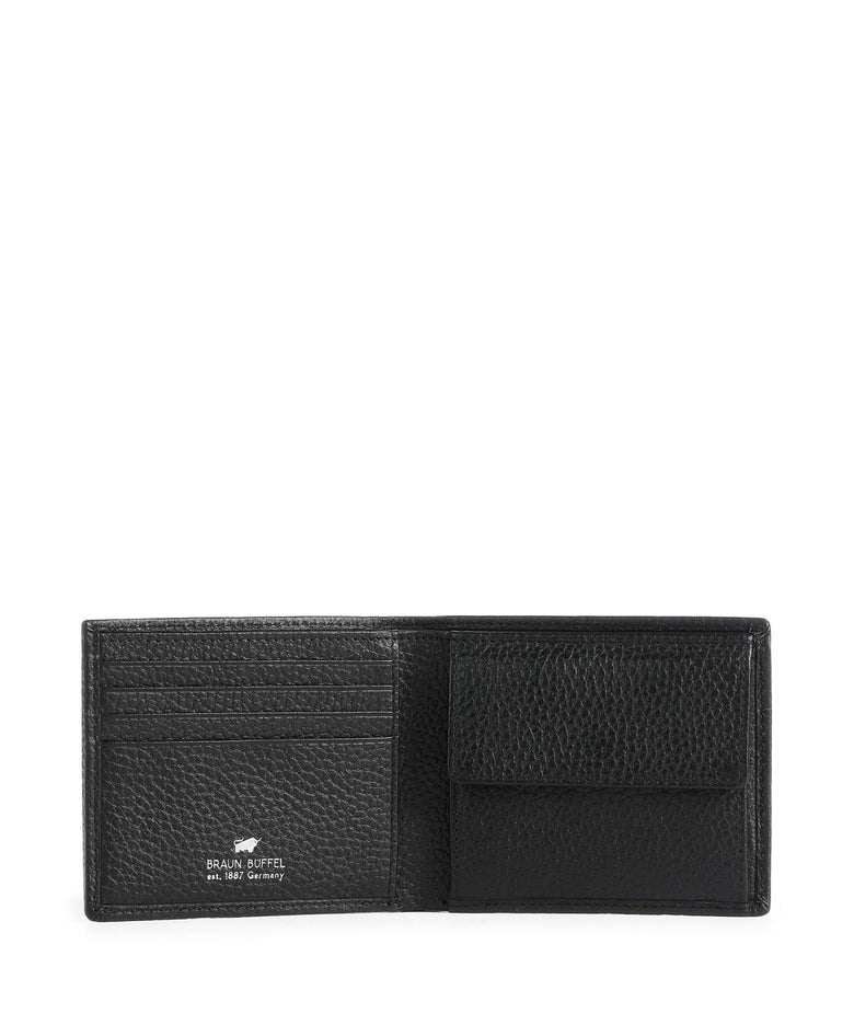 Braun Büffel Theo RFID Wallet schwarz