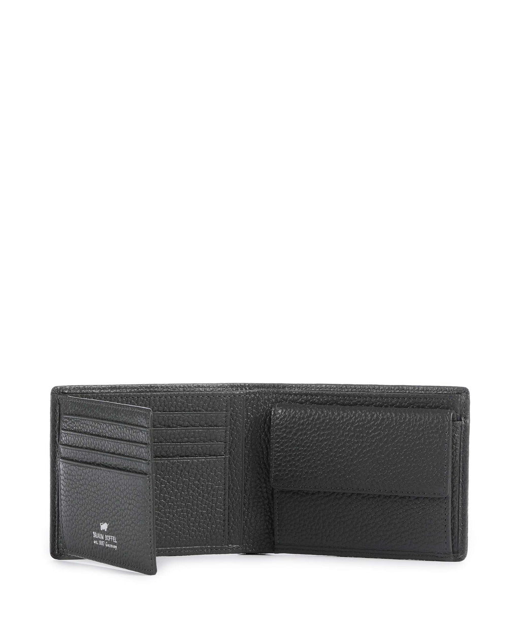 Braun Büffel Theo RFID Wallet dark grey
