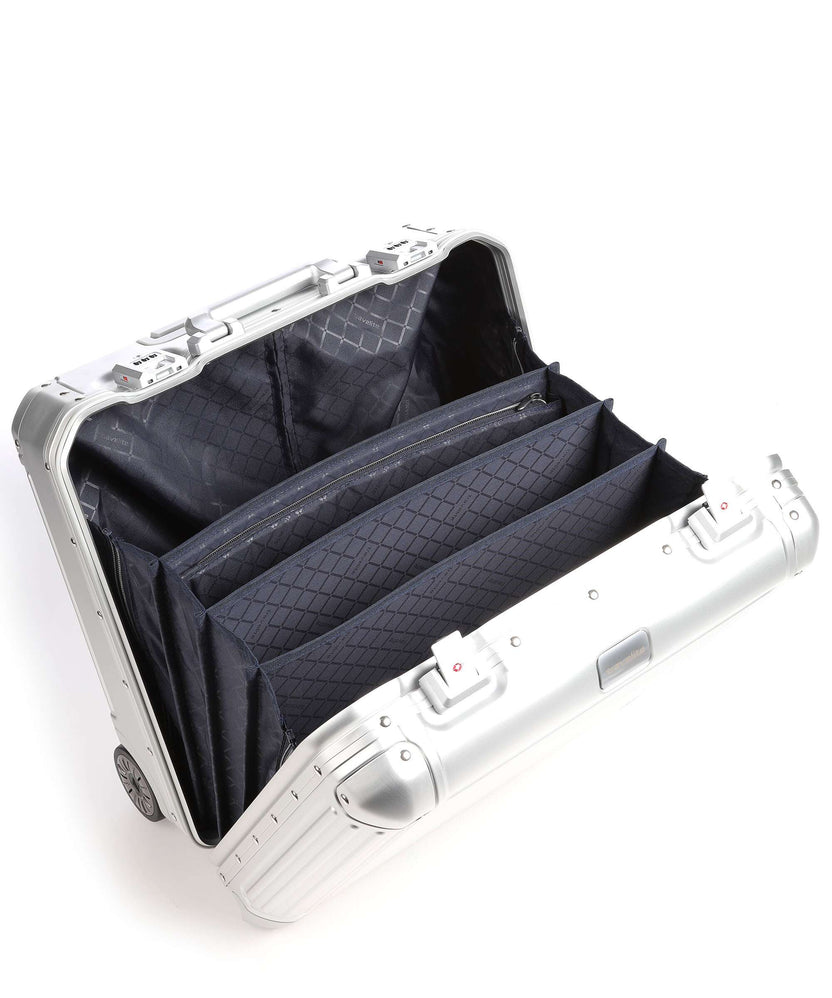 Travelite Next Rolling briefcase silber