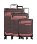 Travelite Viia Set valigie trolley (4 ruote) frühlingsrose