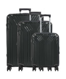 Travelite Elvaa 4-Rollen Trolley Set schwarz