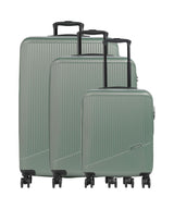 Travelite Bali 4-Rollen Trolley Set grün