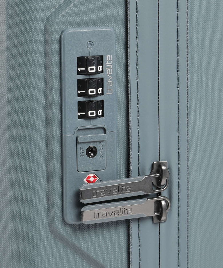 Travelite Elvaa S Spinner (4 wheels) blaugrau