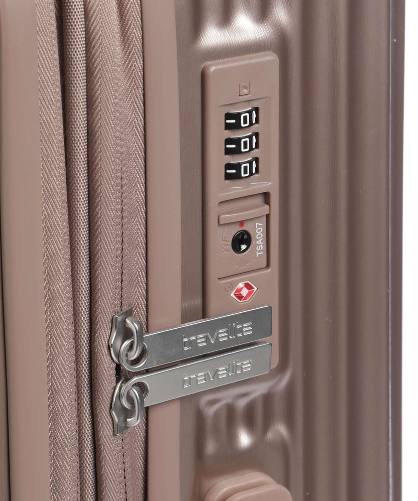 Travelite Paros Spinner (4 wheels) cappuccino