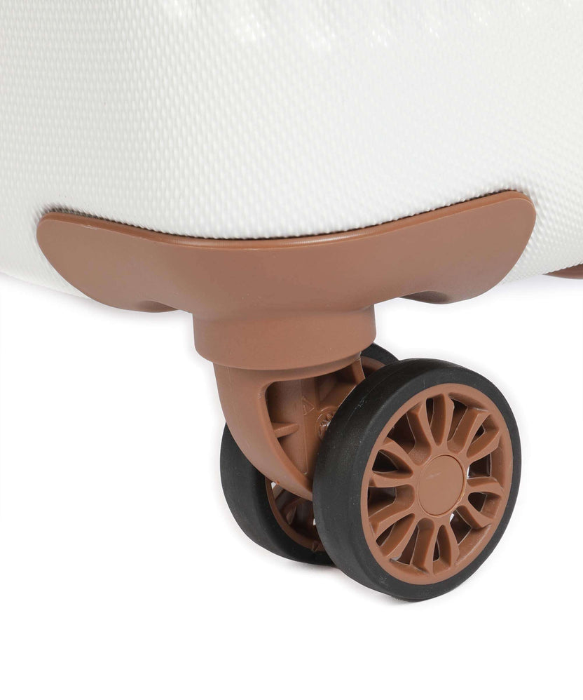 Travelite Bali Spinner (4 wheels) weiss/cognac