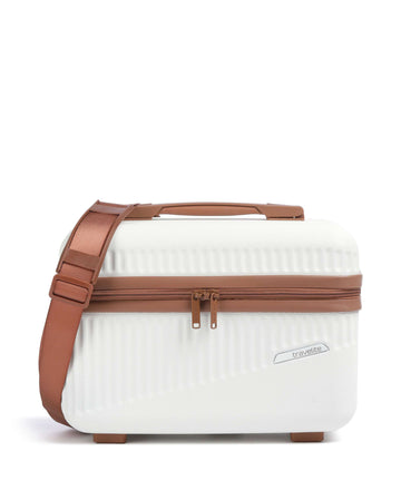 Travelite Bali Borsa per cosmetici weiss/cognac