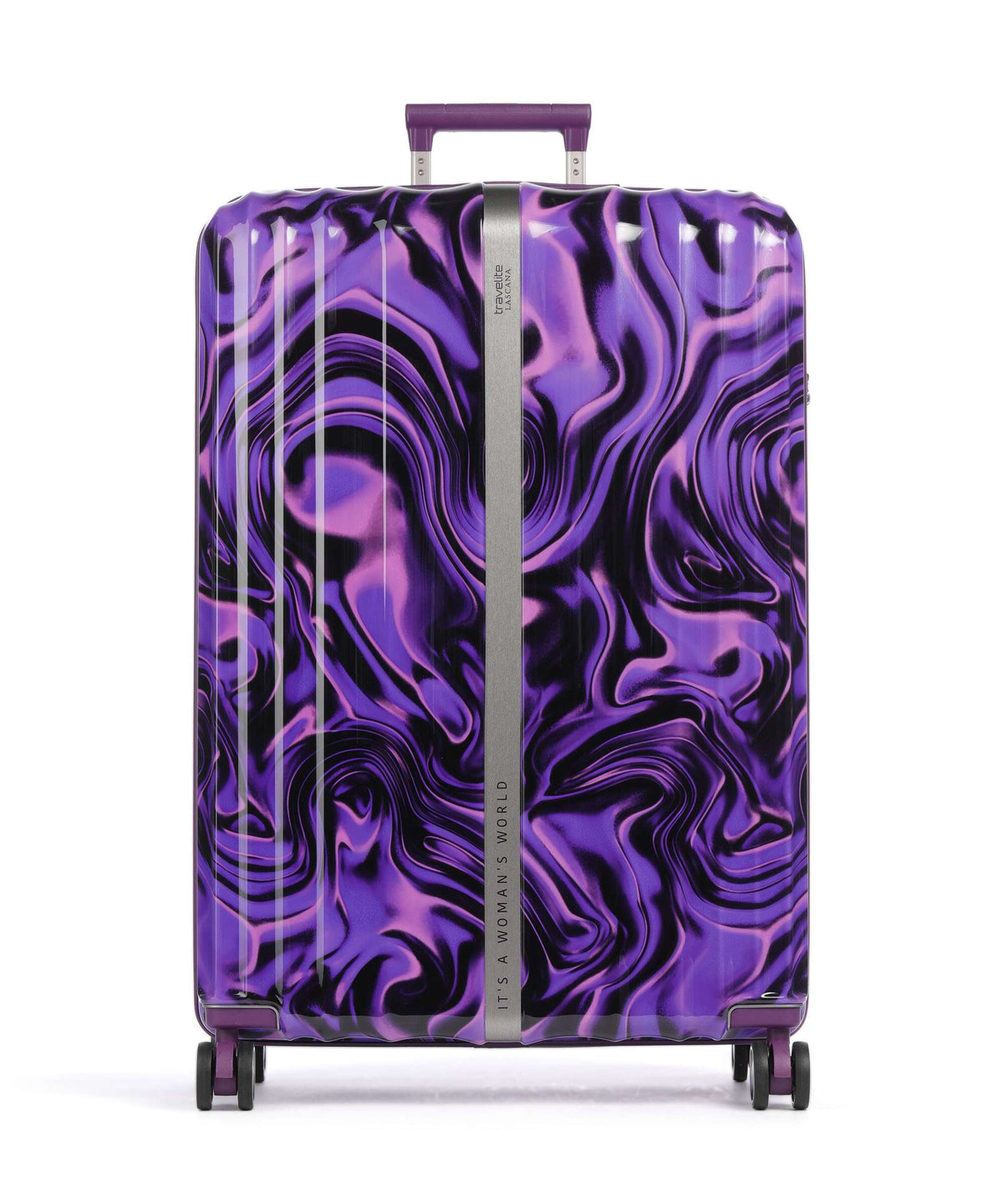 Travelite Lascana Edition Spinner (4 wheels) purple swirl
