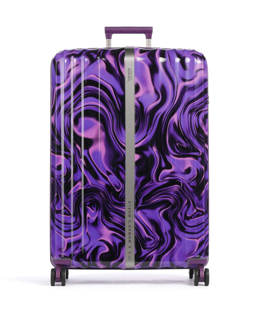 Travelite Lascana Edition Spinner (4 wheels) purple swirl