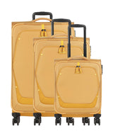 Travelite Umbria 4-Rollen Trolley Set golden glow