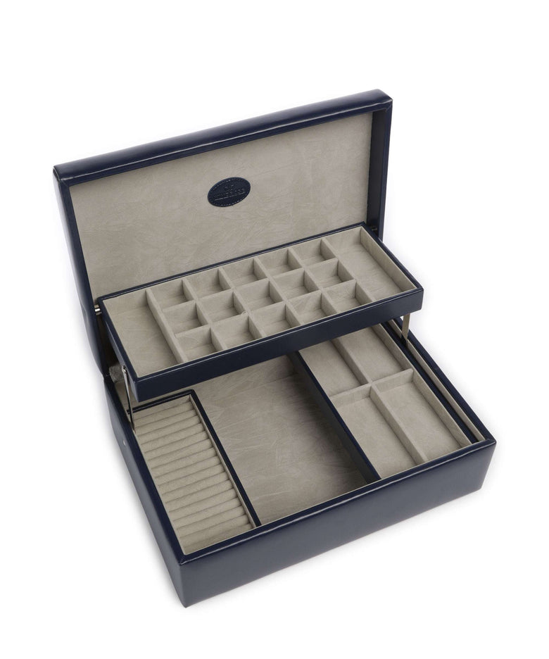 Windrose Merino Jewelry box dunkelblau
