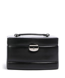 Windrose Merino 3 Etagen Schmuckkasten schwarz