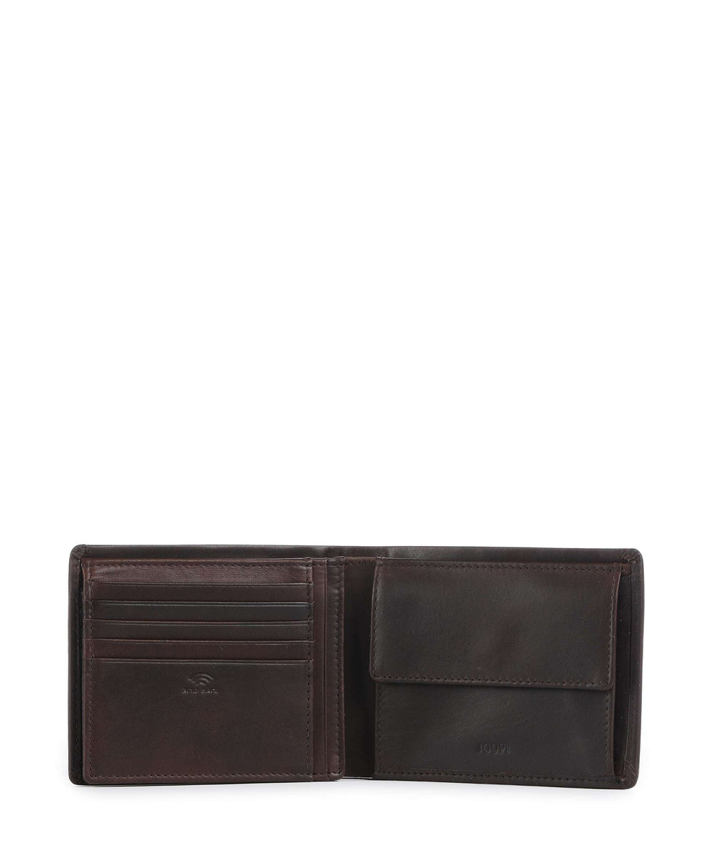 JOOP! Loreto Typhon RFID Wallet seal brown