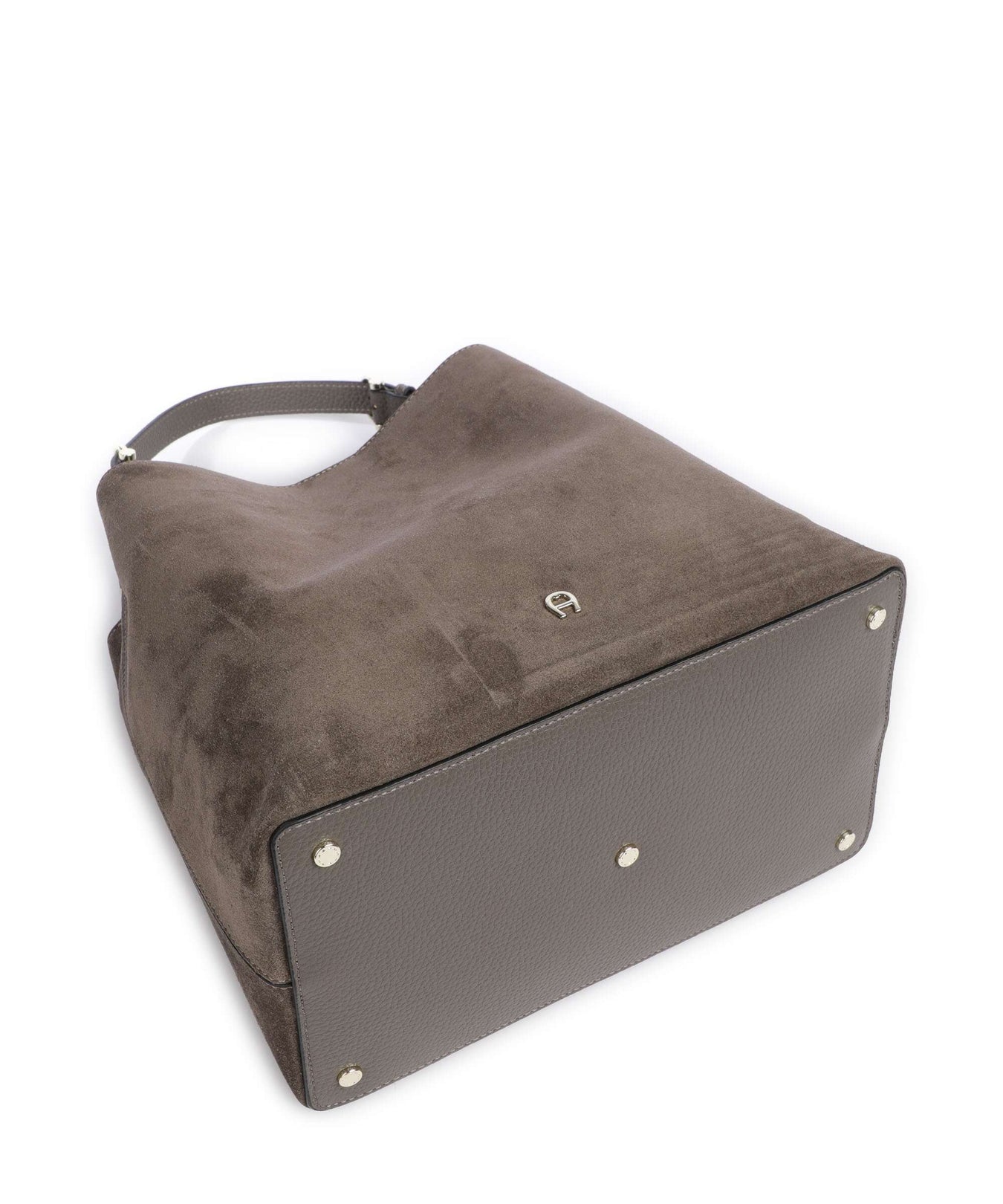 Aigner Delia M Hobo bag coal brown