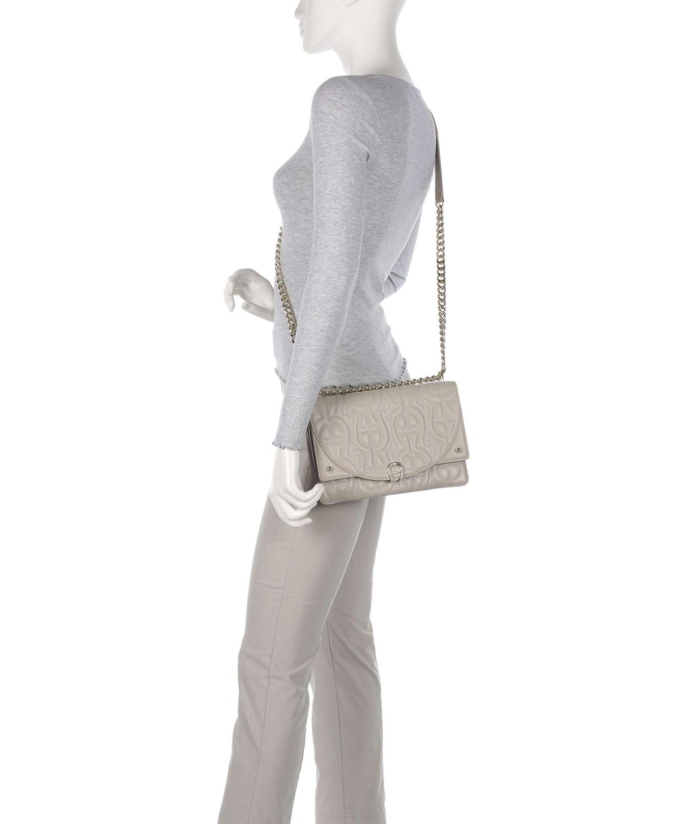 Aigner Diadora S Shoulder bag alpaca beige