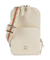Aigner Zita Pochette telephone macadamia white