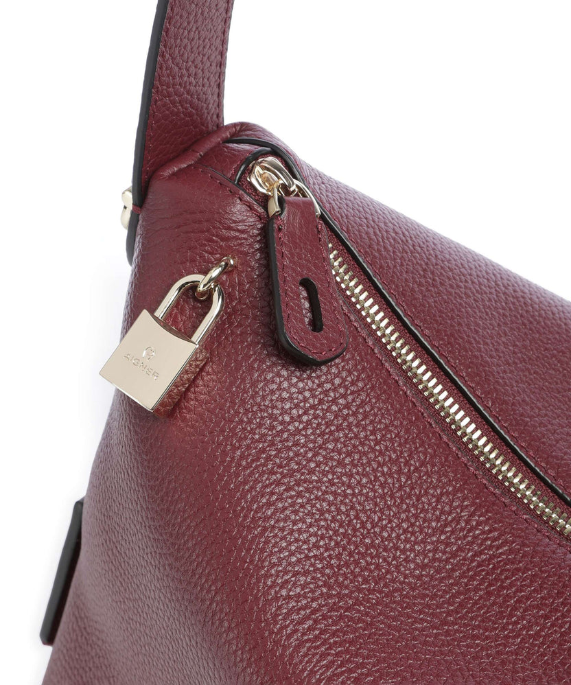 Aigner Delia M Hobo bag burgundy
