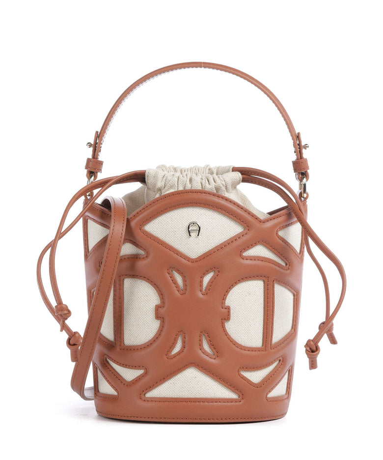 Aigner Azzurra S Bucket bag cognac brown