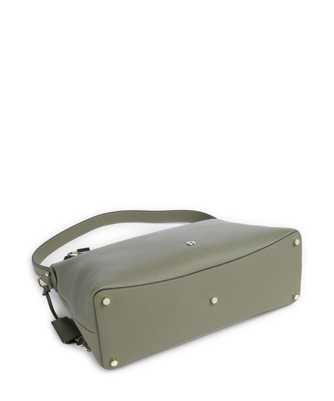 Aigner Delia M Hobo bag moss green