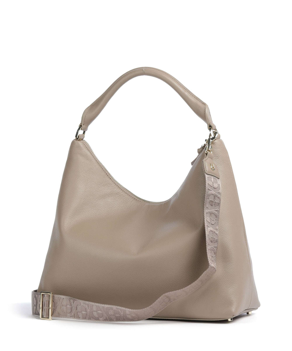 Aigner Zita M Hobo bag taupe