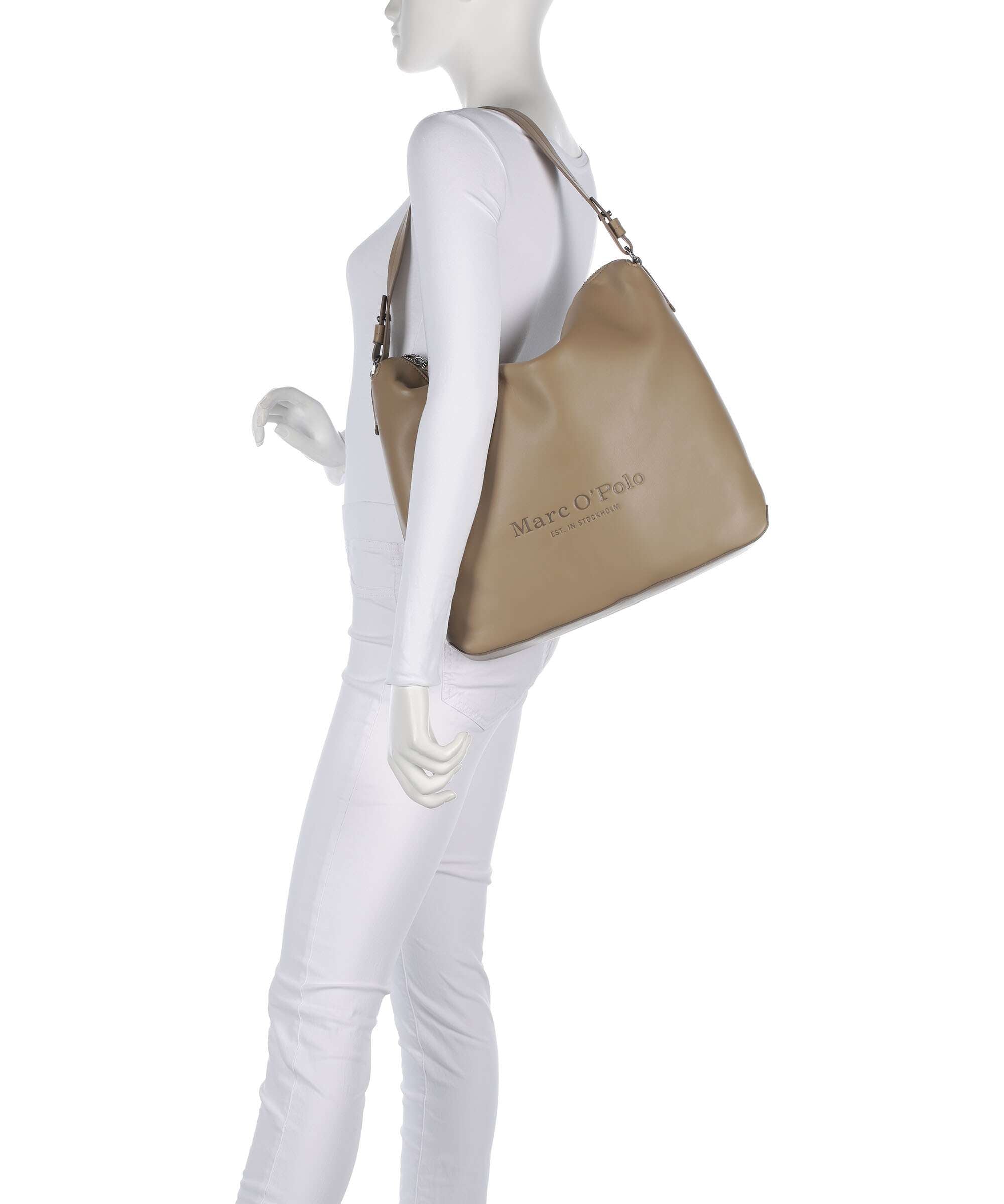 Marc O'Polo Veka M Hobo bag dusty earth