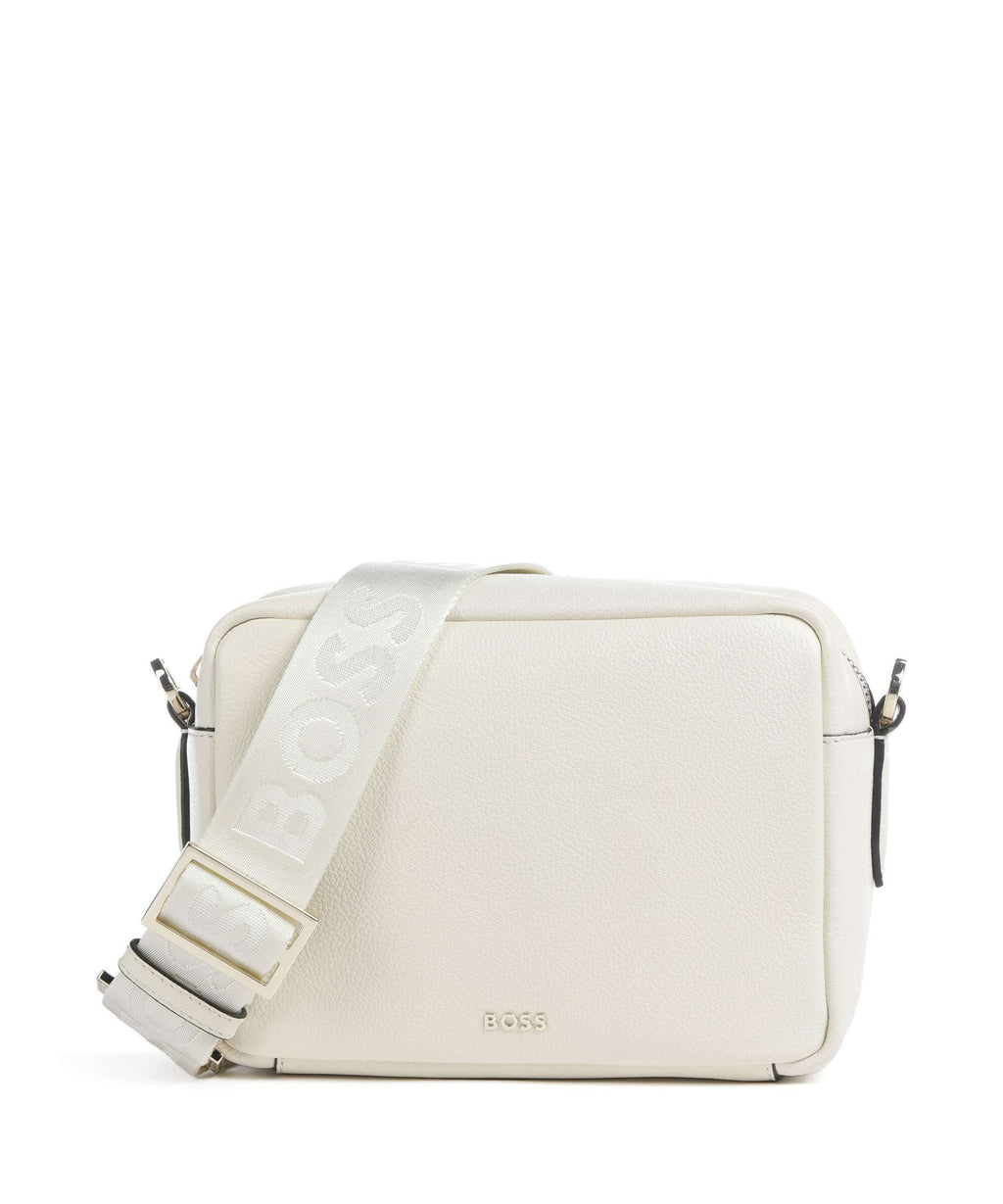 BOSS Alyce Crossbody bag open white