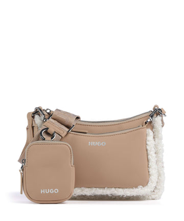 Hugo Bel Borsa a tracolla open beige