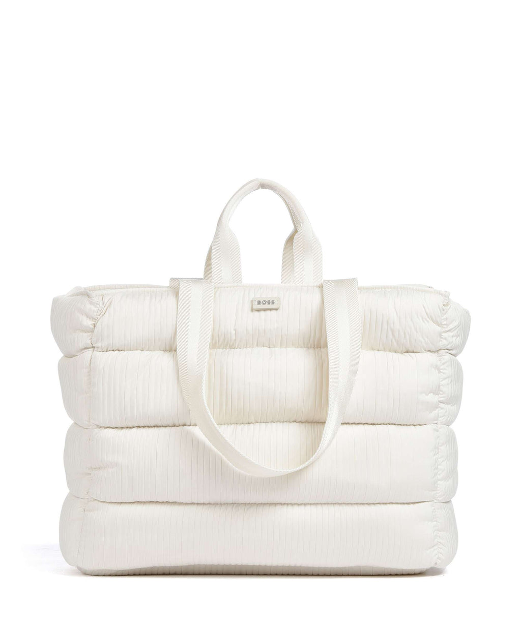 BOSS Deva Tote bag open white