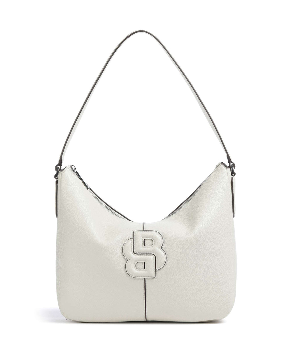 BOSS Anett Hobo bag open white