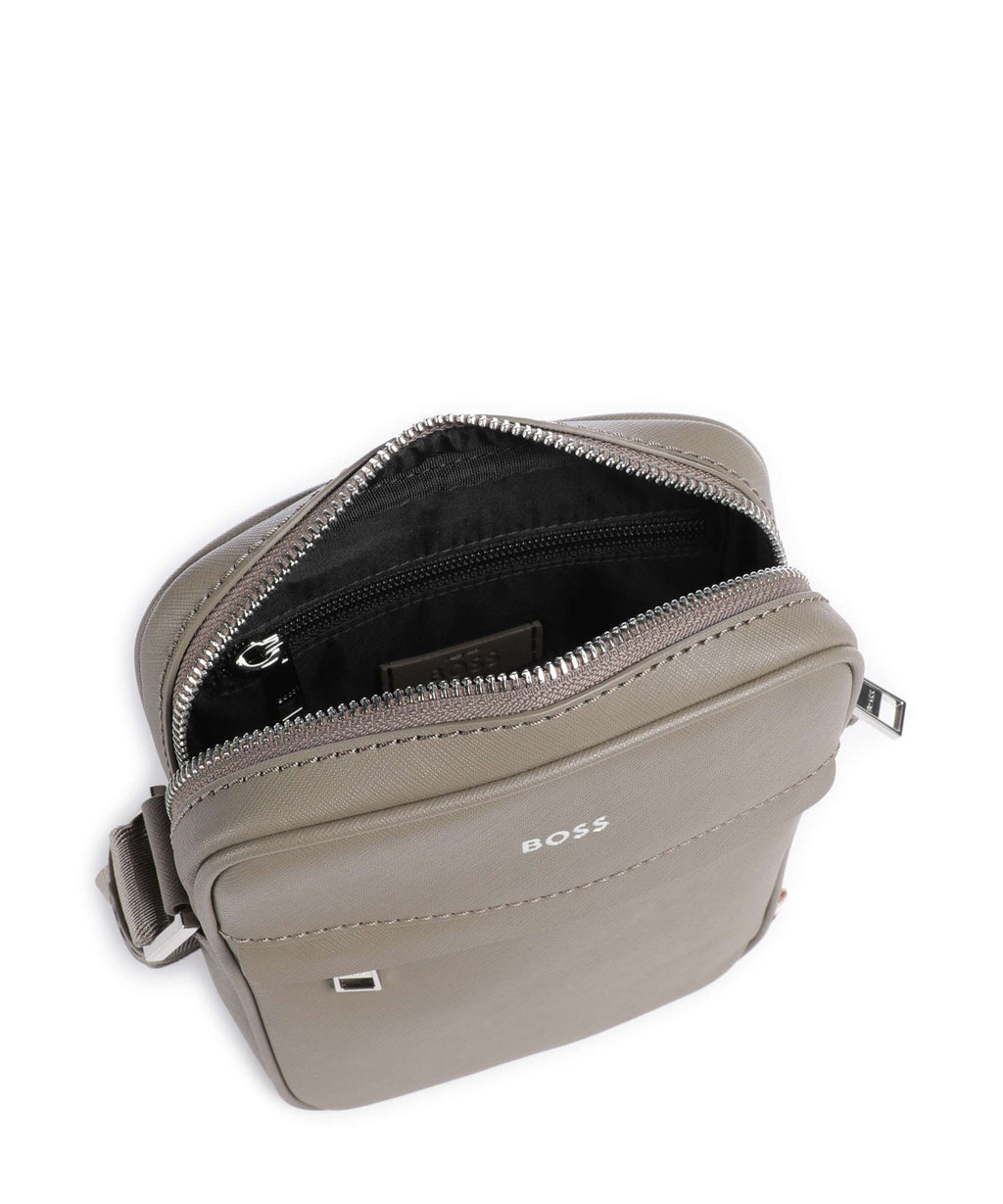 BOSS Zair Crossbody bag open green